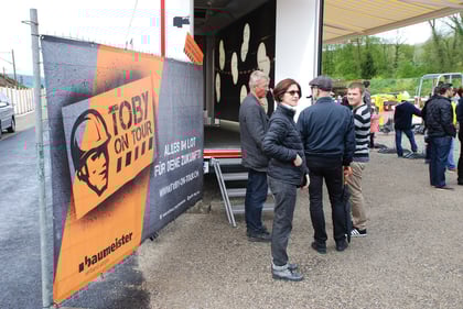 Toby on Tour SBB Baustelle Wöschnau