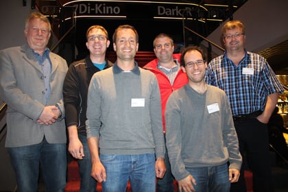 Felix Bühlmann, Roger Hofmann, Fabian Frei, Daniel Keller, Quirin Bohni  und Hansjörg Steiner (v.l.n.r).