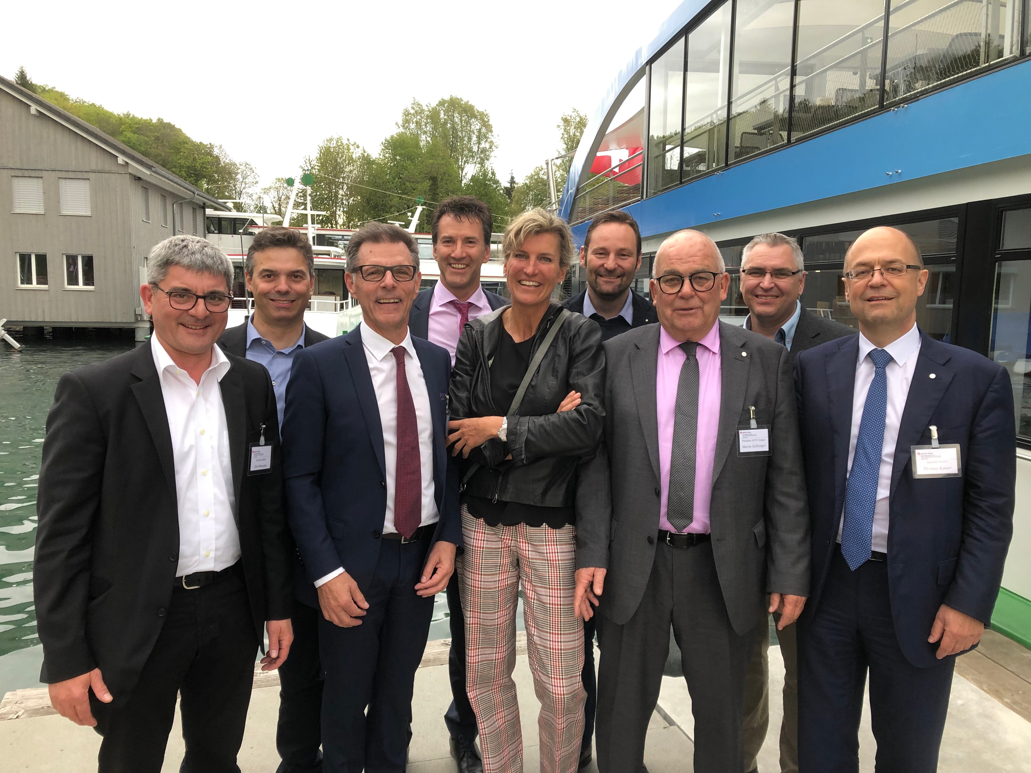 AGVS Vostand mit Evelyne Binsack